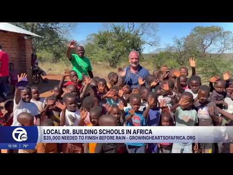 Local doctor building schools in Africa