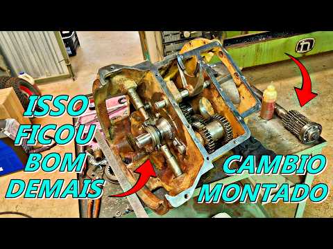 FALARAM QUE EU NÃO DAVA CONTA😱FIZ UM CAMBIO INDESTRUTÍVEL PRA ESCAVADEIRA🛠️🔩🔧⚙️