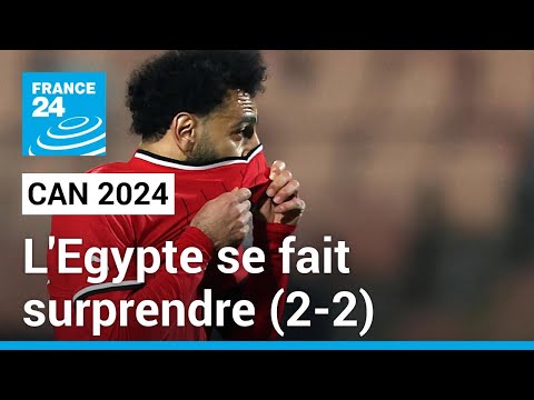 CAN 2024 : L'Egypte se fait surprendre par le Mozambique (2-2) • FRANCE 24