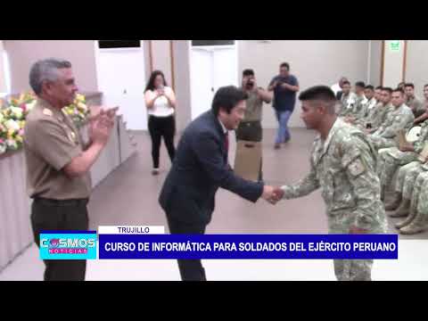 Trujillo: Curso de informática para soldados del ejército peruano