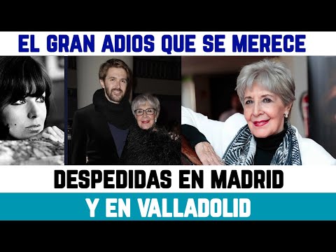 ADIÓS por TODO LO ALTO a CONCHA VELASCO: Los DETALLES de las DESPEDIDAS en MADRID y VALLADOLID
