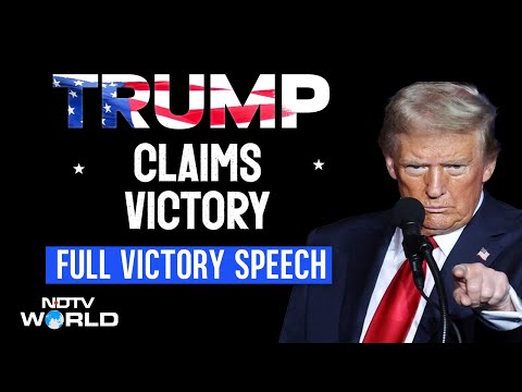 Donald Trump Victory Speech LIVE | "God Spared My Life For A Reason": Donald Trump's Victory Speech