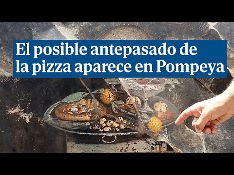 El posible antepasado de la pizza aparece en unas excavaciones en Pompeya
