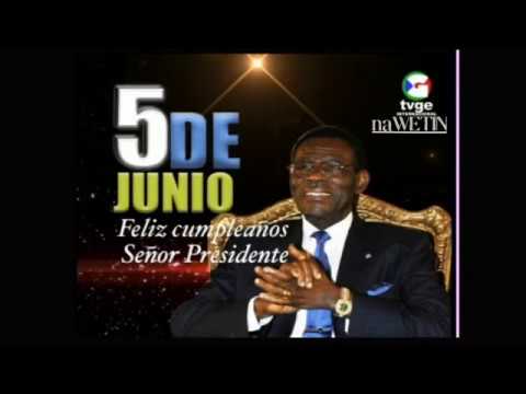 Especial cumpleaños de SE Obiang - Telediario de TVGE, día 5 de junio 2020 (ofrecido por naWETIN)