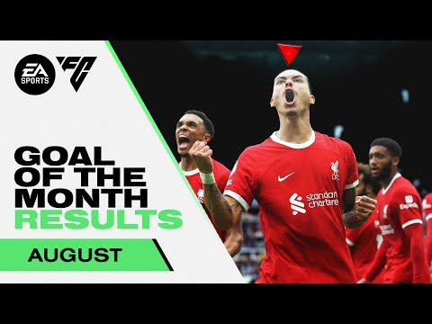 EA Sports Goal of the Month results: August | Diaz goals & Nunez's last-minute winner for Liverpool