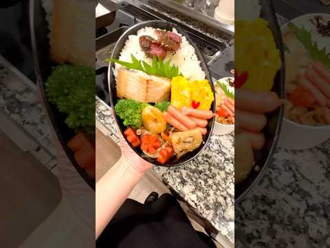 【お弁当作り】夫と息子(高校生)のお弁当 #Shorts #お弁当 #obento