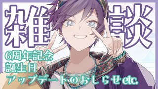 【6周年】サムネの通りなのだ、祝おう【紫藤コウ】