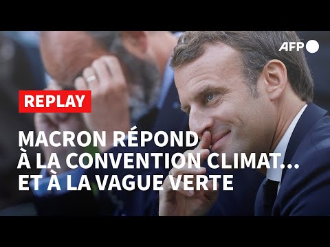 REPLAY - Discours de Macron sur l'écologie et la Convention climat