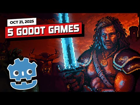 5 Games Made in Godot To Inspire You (10/21/25)