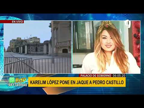 Desde el pasaje Sarratea: reacciones tras revelación de Karelim López contra Pedro Castillo