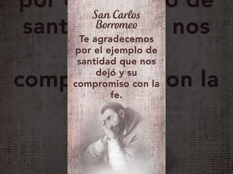Oración a San Carlos Borromeo #SantoDelDía  #TeleVID #Shorts