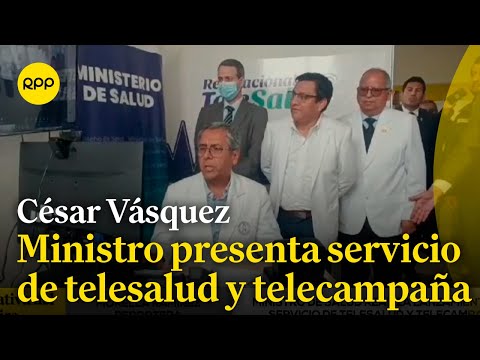 El ministro de Salud realiza el lanzamiento del servicio de telesalud y telecampaña