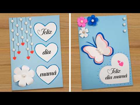 ❤️DIY Hermosas tarjetas para el día de la madres/mujer | Mother's Day card idea 🥰🌷Women's Day Card