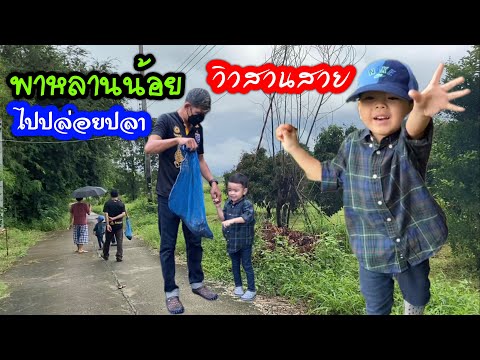 พาหลานน้อยไปปล่อยปลา-ชมวิวธรรม พาหลานน้อยไปปล่อยปลา-ชมวิวธรรม