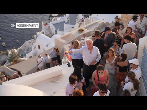 Santorini tourism: Instagram vs. reality. On Assignment | ITV News