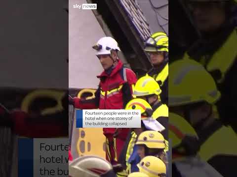 Two people killed in hotel collapse