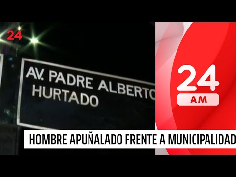 Esperaba micro: hombre muere desangrado en Estación Central | 24 Horas TVN Chile