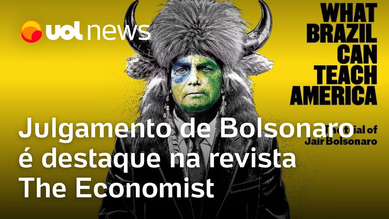 The Economist elogia Brasil e diz que julgamento de Bolsonaro dá lição de maturidade democrática