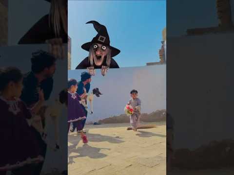 Rooftop Witch Prank | Funny Reactions#witch