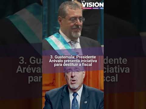 Presidente de Guatemala presenta iniciativa para destituir a fiscal
