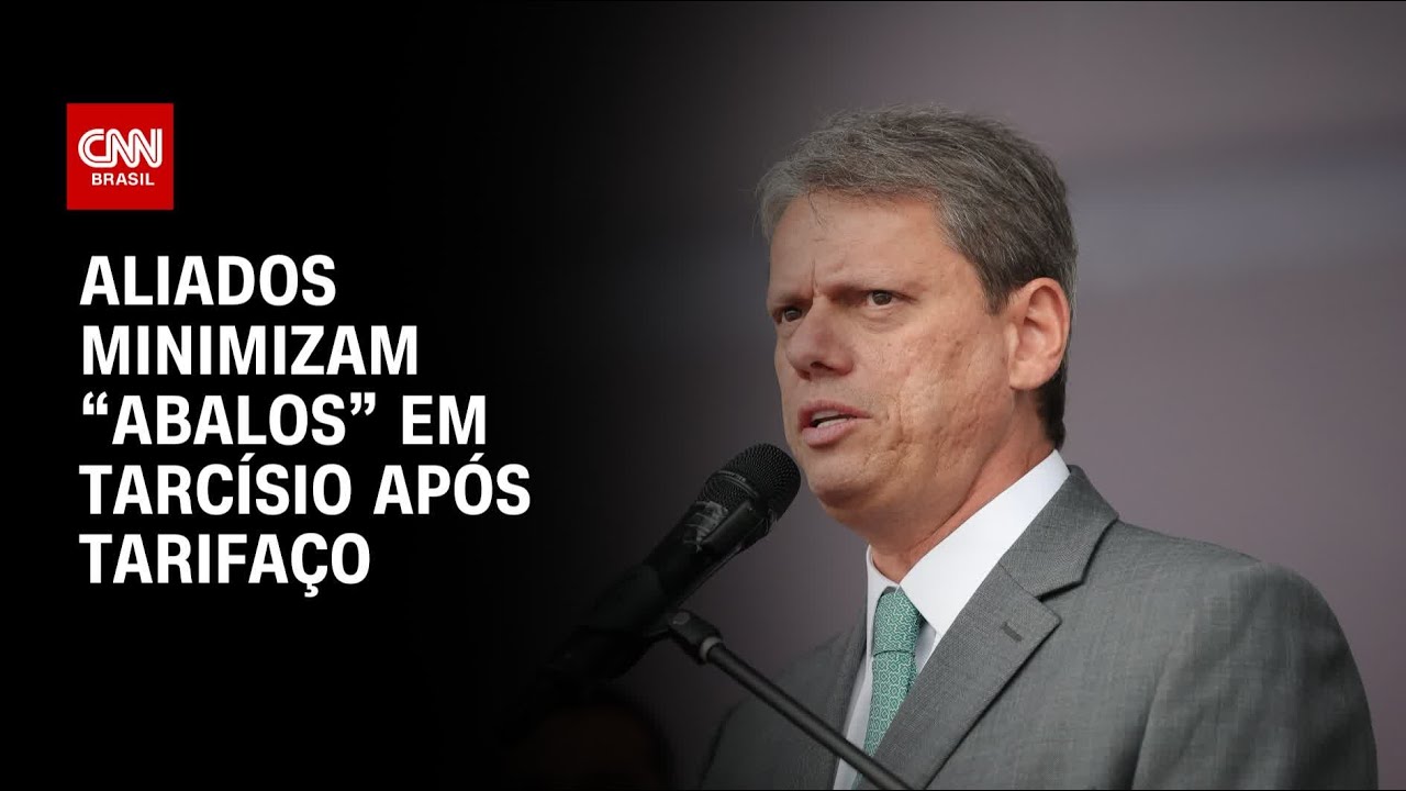 Aliados de Tarcísio minimizam “abalos” após reações ao tarifaço de Trump | BASTIDORES CNN