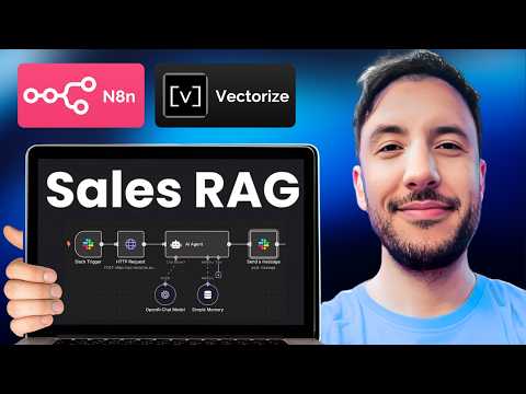 I Built a RAG AI Agent for Sales Teams with No-Code (FREE n8n Template)