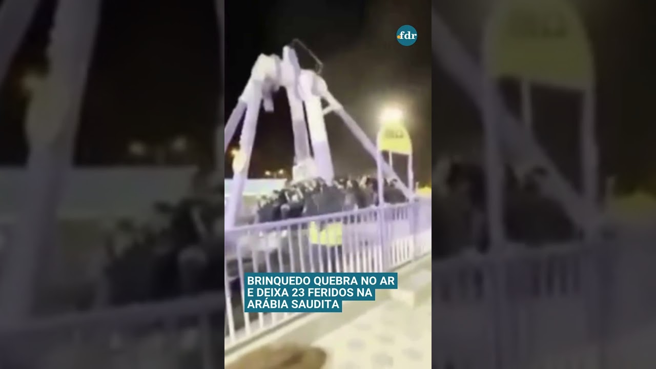 Brinquedo quebra no ar e deixa 23 feridos na Arábia Saudita