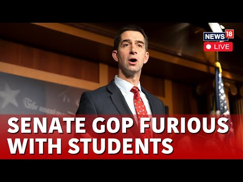 LIVE: Sen. Tom Cotton Leads Senate Republicans in Addressing Issue Of Protesters On College Campuses