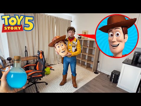 I BECAME WOODY from TOY STORY 5 IN REAL LIFE! (IT WORKED)