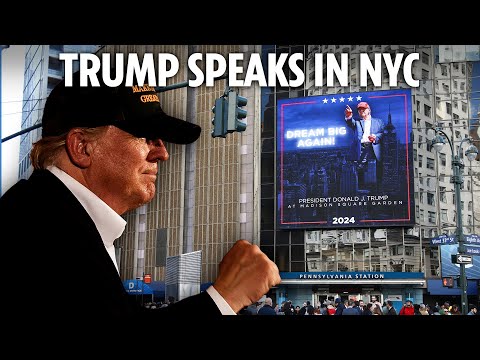 LIVE: Trump hosts rally in Madison Square Garden