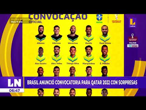 Brasil anunció convocatoria para el mundial Qatar 2022 con sorpresas