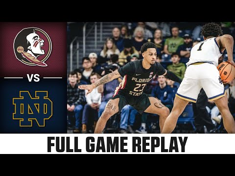 Florida State Vs. Notre Dame Full Game Replay | 2023-24 ACC Men’s ...