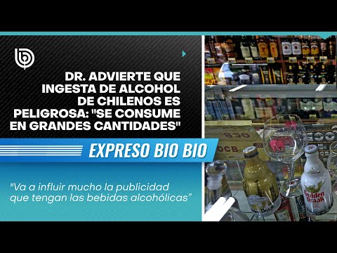Dr. advierte que ingesta de alcohol de chilenos es peligrosa: Se consume en grandes cantidades