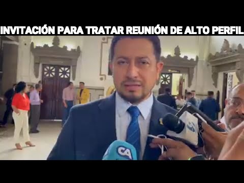 PRESIDENTE DEL CONGRESO REALIZA INVITACIÓN PARA TRATAR REUNIÓN DE ALTO PERFIL GUATEMALA.