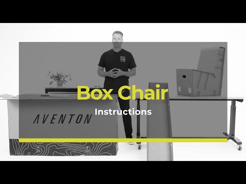 Unbox and Relax: Aventon's Repurposed Package Chair