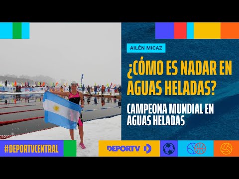 ¡Campeona Mundial! Charlamos con Ailén Micaz, nadadora de aguas heladas y ganadora de 7 medallas
