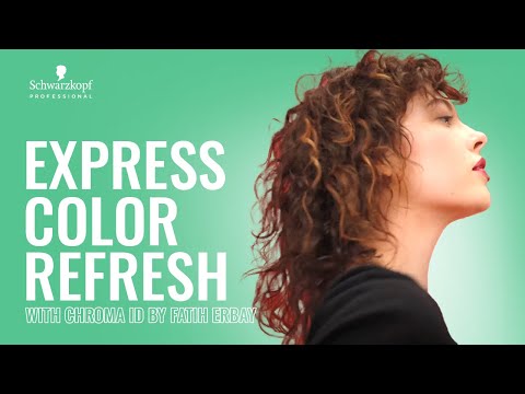 Hair how-to: Express Color Refresh with CHROMA ID by Fatih Erbay