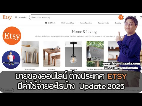 ขายของออนไลน์ต่างประเทศETSYม