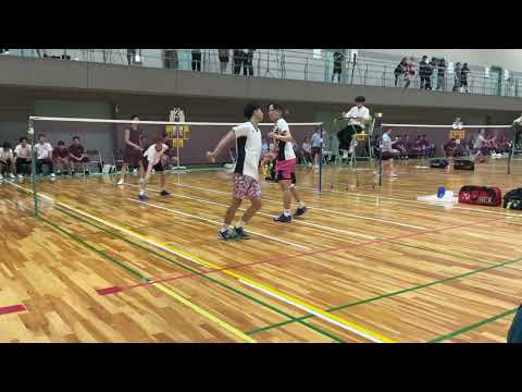 江口心/稻川天(日本大學)vs佐藤瑠活/高田隆誠(明治大學) 【2025年度關東大學バドミントン秋季リーグ戰】