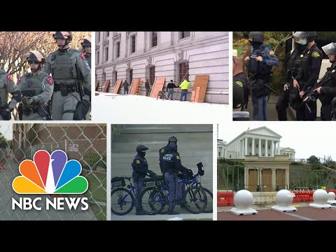 State Capitols On Edge Over Possible Violent Protests | NBC Nightly News