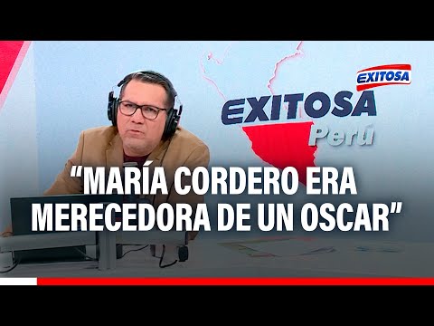 Manuel Rosas sobre María Cordero: Su puesta en escena ante el Congreso hizo merecedora de un Oscar