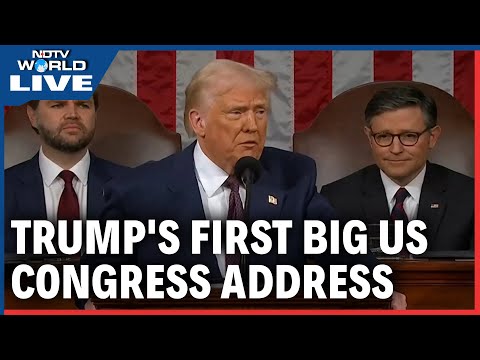 Donald Trump Congress Speech | "America Is Back": Donald Trump's First Big US Congress Address