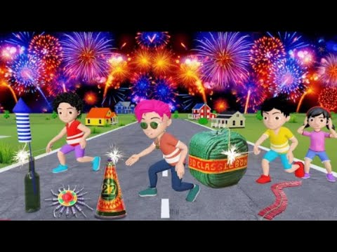 Diwali Dhamaka: Unboxing Biggest Diwali Stash 2024 | Diwali KePatakhe Cartoon | Pagal BetaComedy 