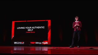 Thumbnail for the video "LOVING YOUR AUTHENTIC SELF | Frankie Struck | TEDxBillings Youth" from TEDx Talks
