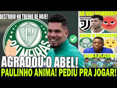 PAULINHO PRONTO PRA JOGAR DECISÃO! LUIS PACHECO LIBERADO! JUVENTUS ANUNCIOU! ATACANTE EMPOLGADO