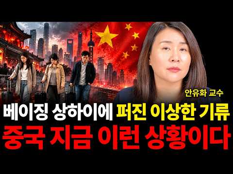 중국 역사상 최악의 위기 터졌다 얼떨결에 한국만 대박났다 (안유화 교수 / 1부)