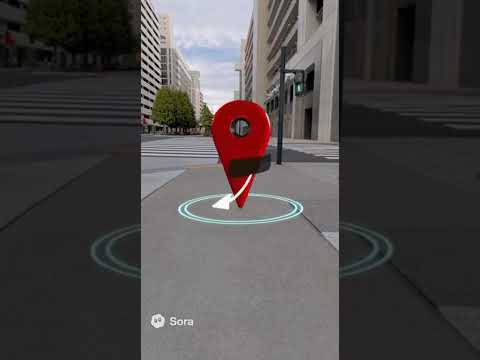 ARで体験する新しい街の案内