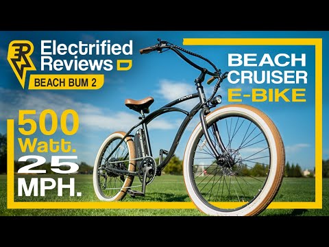 Tower Beach Bum 2 review: ,895 COMFY, QUALITY cruiser electric bike