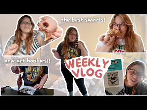 Weekly Vlog 🪩 💌 Best vegan sweets & new hobby obsessions