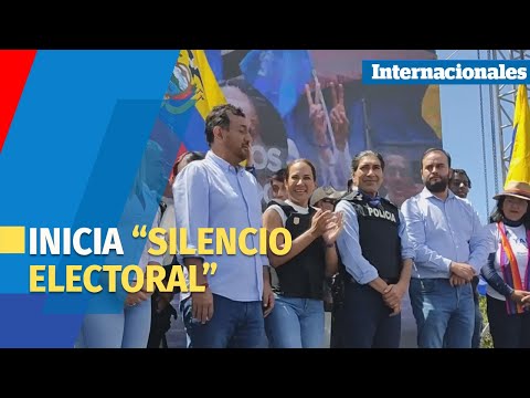 Inicia “silencio electoral previo a los comicios de este domingo en Ecuador